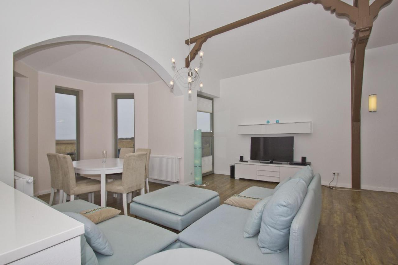 Ferienhaus Distelfink Fewo 04 Terrasse, Meerblick Groß Zicker 외부 사진